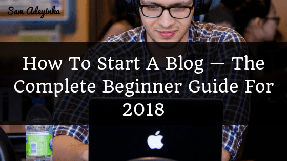 How to Starta Blog