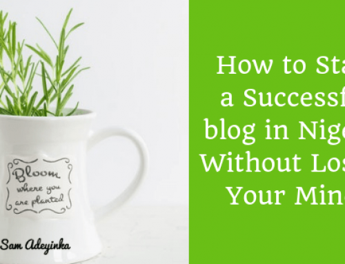 How to Start a Successful Blog in Nigeria Without Losing Your Mind!